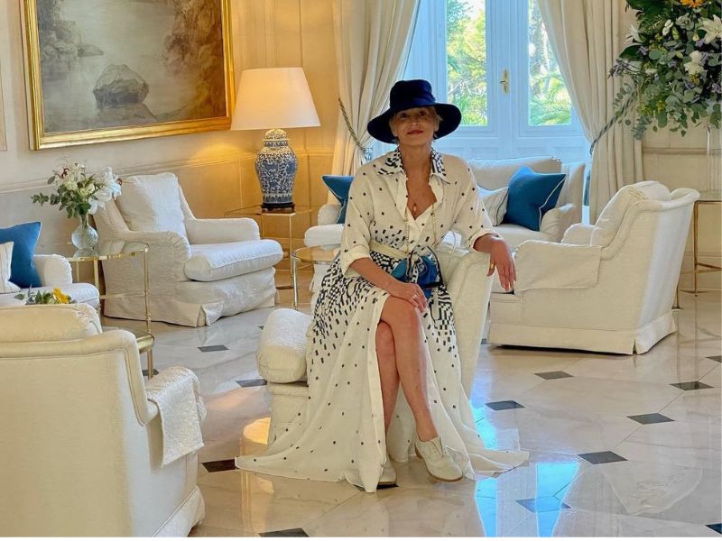 Sharon stone measurements, bio, height, weight, shoe and bra size