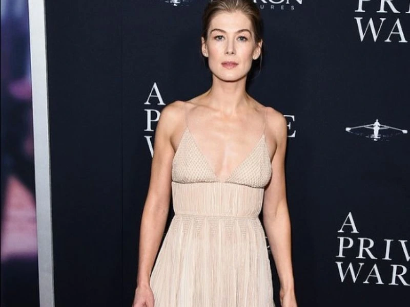 Rosamund Pike measurements, bio, height, weight, shoe and bra size