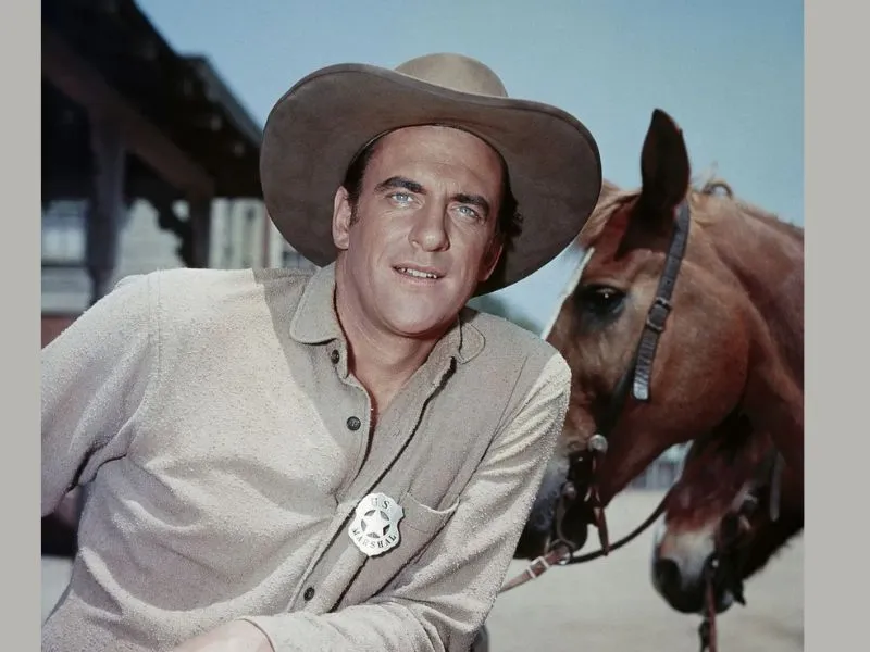 James Arness measurements, bio, height, weight, shoe  size