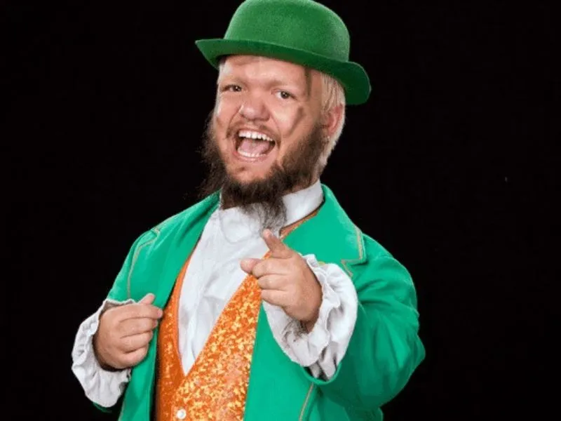 Hornswoggle measurements, bio, height, weight, shoe  size