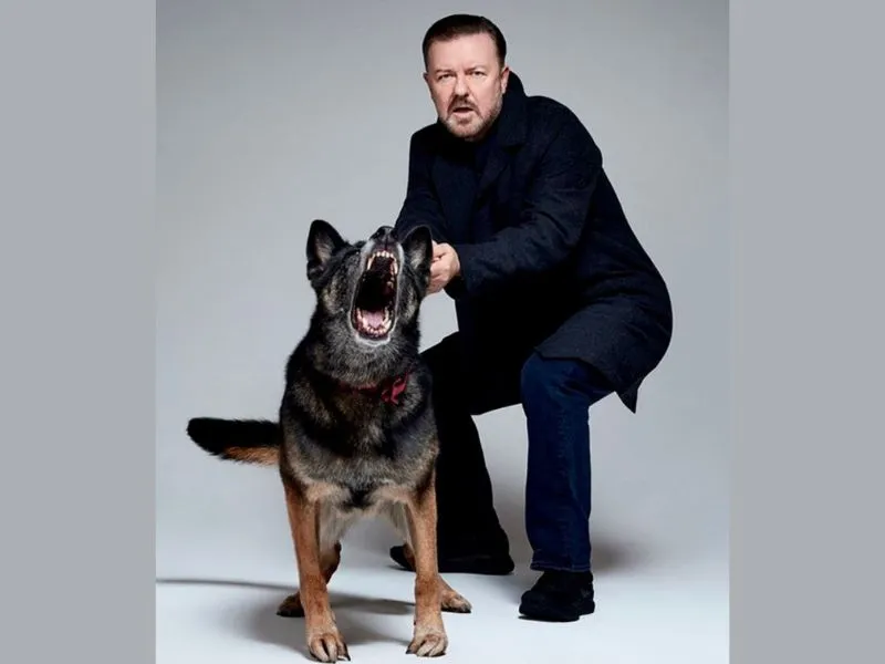 Ricky Gervais measurements, bio, height, weight, shoe  size
